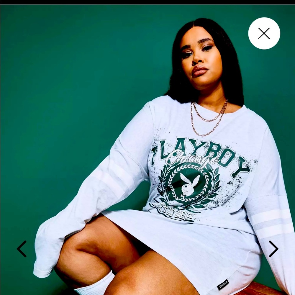 Playboy oversized long shirt/dress